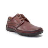 Pantofi G103, talpa germana Hovercraft, culoare maro-inchis