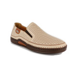 Pantofi Goretti, model 7573, culoare bej, brant cu gel