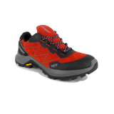 Pantofi Grisport, model 14701, impermeabili, talpa Vibram, culoare rosie