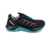 Pantofi Grisport, model 14723, impermeabili, talpa Vibram, culoare negru cu albastru