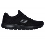 Pantofi Skechers Summits, talpa din spuma cu memorie, culoare neagra