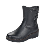Cizme Rieker, model Y4662, impermeabile, blana naturala, culoare neagra
