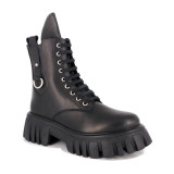Ghete Anna Viotti, model 4408, culoare negru cu albastru