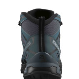 Ghete Salomon X-Ultra Pioneer Mid , impermeabile, Gore-tex, culoare albastru inchis