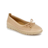 Pantofi Anna Viotti, model 3825, pentru vara, culoare bej