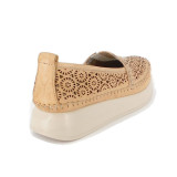 Pantofi Anna Viotti, model 85, pentru vara, culoare bej