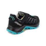 Pantofi Grisport, model 14723, impermeabili, talpa Vibram, culoare negru cu albastru