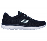 Pantofi Skechers Summits, talpa din spuma cu memorie, culoare albastra