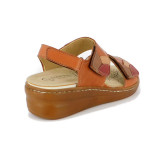 Sandale Anna Viotti, model 403, culoare maro