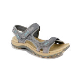 Sandale Earth Spirit, talpa cu sistem antisoc, culoare gri