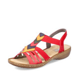 Sandale Rieker, model 60804, culoare rosie