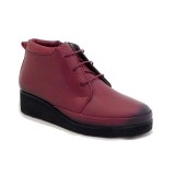 Ghete Anna Viotti 1250, imblanite, talpa cu perna de aer, culoare bordo