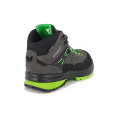 Ghete Grisport, model 14903 impermeabile, talpa Vibram, culoare gri cu verde