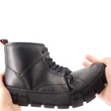 Ghete Otter, model 8A, captusite, talpa flexibila, culoare neagra
