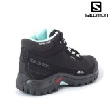 Ghete Salomon Shelter, pentru iarna, impermeabile, comfort termic pana la -7 grade,culoare negru cu albastru