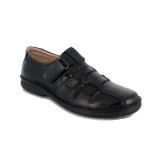 Pantofi G223, pentru vara, culoare neagra