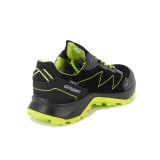 Pantofi Grisport, model 14701, impermeabili, talpa Vibram, culoare negru cu verde