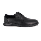 Pantofi Otter, model 555, culoare neagra, talpa flexibila
