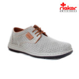 Pantofi Rieker 17325 , pentru vara, culoare gri