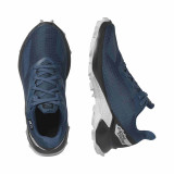 Salomon Alphacross Junior, impermeabili, culoare albastru inchis
