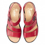 Sandale Rieker, model 64573, culoare bordo