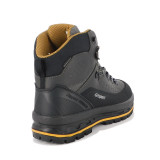 Bocanci Grisport, model 15011, impermeabili, talpa Vibram, culoare gri inchis cu galben
