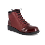 Ghete Anna Viotti, model 215, culoare bordo