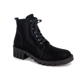 Ghete Anna Viotti, model 3325, culoare negru cu albastru