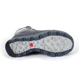 Ghete Salomon Kaina Mid, pentru iarna, impermeabile, comfort termic pana la -25 grade,culoare albastru cu gri