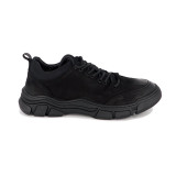 Pantofi Berliner, model 7213, culoare neagra, talpa flexibila
