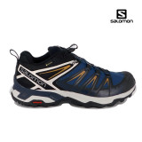 Pantofi Salomon X-Ultra 3, impermeabili,Gore-tex, culoare albastru inchis cu alb