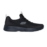 Pantofi Skechers Dynamight, talpa din spuma cu memorie, culoare neagra