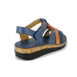 Sandale Anna Viotti, model 1017, culoare albastra