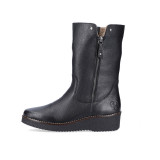 Cizme Rieker, model Y4653, blana naturala, culoare neagra