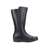 Cizme Rieker, model Y4655, blana naturala, culoare neagra