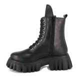 Ghete Anna Viotti, model 4408, culoare negru cu albastru