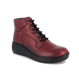 Ghete Anna Viotti, model 918, culoare bordo