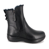 Ghete Pass, model 30013, imblanite, culoare neagra