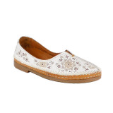 Pantofi Anna Viotti, model 909, culoare alba