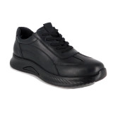Pantofi Berliner, model 1128, culoare neagra, talpa foarte flexibila