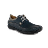 Pantofi G317, culoare albastru inchis, fabricati in Romania