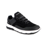 Pantofi Grisport, model 14805, impermeabili, talpa Vibram, culoare negru cu gri