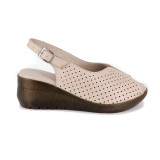 Sandale Anna Viotti, model 4207, culoare gri deschis