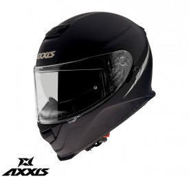 Casca moto integrala Axxis Eagle SV negru (ochelari soare integrati) -