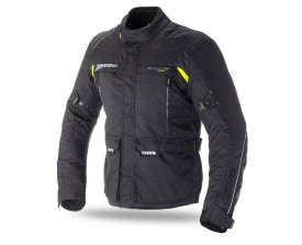 Geaca moto Seventy vara/iarna model SD-JT41 culoare: negru/galben fluor