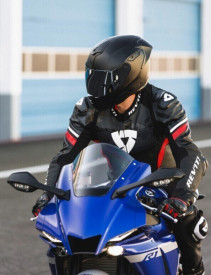 Casca moto integrala Nexx SX.100R Fullblack