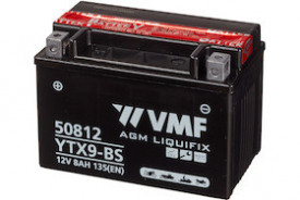 Baterie moto AGM VMF Powersport YTX9-BS , capacitate 12V | 8Ah.