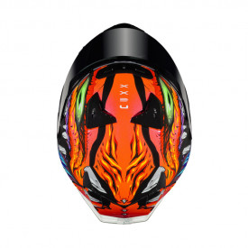 Casca moto NEXX X.R3R X.Matrix Zorga Orange (pinlock inclus)