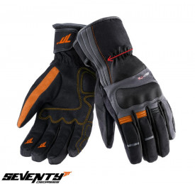 Manusi moto Touring iarna Seventy SD-T5 portocaliu WinterTex