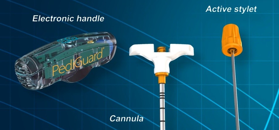 Dispozitiv de monitorizare in timp real - PediGuard (Canulat)